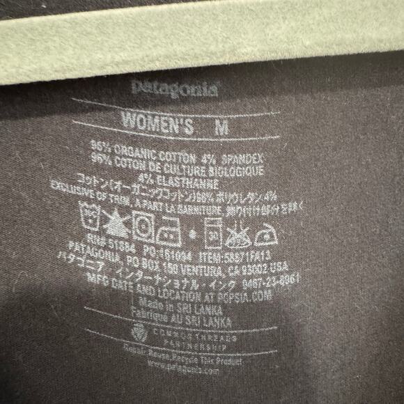 Patagonia Margot Dress Long Sleeve Purple Print Stretch Travel Size M - Picture 3 of 7